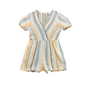 Madewell Multicolor Striped Romper